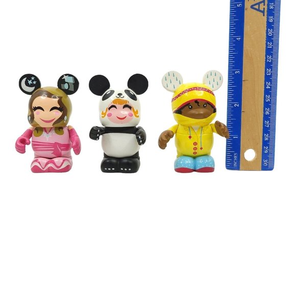 Vinylmation Cutesters Like You 3" Pandy Glammy Series 2 Yellow Raincoat Girl Lot - Picture 11 of 14